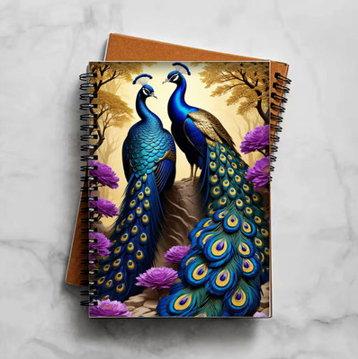 CreativePrintSolution Selfmade A4 Notebook Single Line 200 Pages(Multicolor)