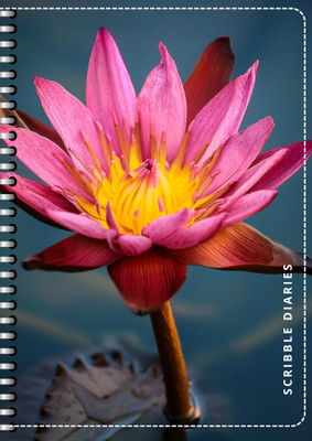 Scribble Thick 200 Pages with Bookmark A4 Notebook Ruled Single Line 200 Pages 60 Pages(Pink)