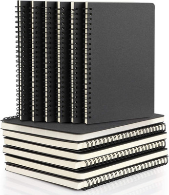 craft maniacs ECO FRIENDLY 2023 COLLECTION A5 Notebook RULED 120 Pages(Black, Pack of 3)