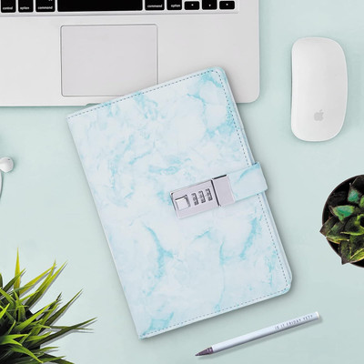 dikvelp GOOD A5 Diary plain 200 Pages(Blue)