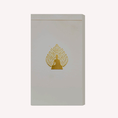 HC with HAPPY CRAFT Buddha Notepad A5 Note Pad Ruled 192 Pages(White)