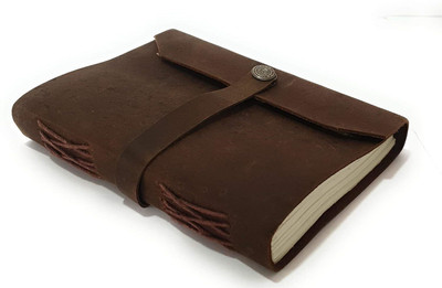 RSN personal organizer A5 Diary unruled 100 Pages(Brown)