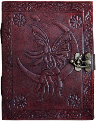 RSN Handmade A5 Notebook Unruled 100 Pages(Brown)
