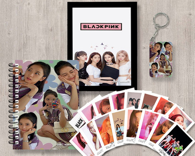 craft maniacs BLACKPINK GIFTING SET A5 Notebook RULED 120 Pages(REDDD, Pack of 4)