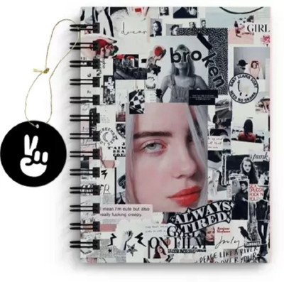 craft maniacs DOODLE COLLECTION A5 Notebook RULED 160 Pages(Multicolor)