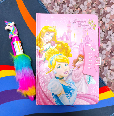 Paper Bear Princess Regular Diary Designer 80 Pages(Pink)