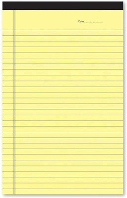 Gopalstationery Notepads for Office, school, Premium 70 GSM Paper Ruled Pad A4 Note Pad Printed Format Register 70 Pages(Yellow)