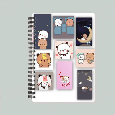 Ser Ak Bubu dudu Collage A5 Note Book Ruled 144 Pages(White)