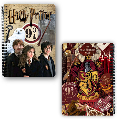 Goku Ki Dukan Harry Potter Notebook A5 Diary Unruled 150 Pages(Mulitcolour)
