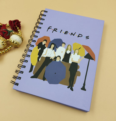 Paper Bear Fancy A4 Diary ruled 80 Pages(Purple)