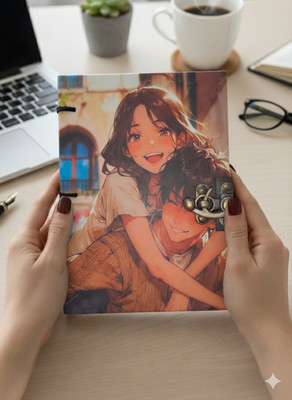 AMAN HANDICRAFT Handmade Dairy A5 Diary Unruled 200 Pages(Brown)