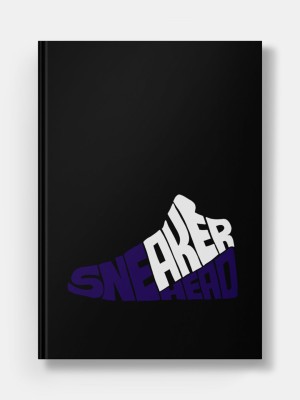 Macmerise Sneakerhead Court Purple A5 Diary Ruled 100 Pages(Multicolor)