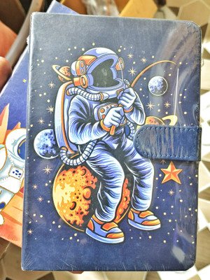 HARDSOSH'S CUTURE Astronaut Diary/Journal Diary for Girls Notebook Diary for Kids/Boys/Student A5 Diary Ruled 200 Pages(Multicolor)