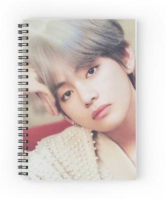 craft maniacs BTS V A5 RULED 160 PAGES DIARY A5 Diary RULED 160 Pages(Multicolor)