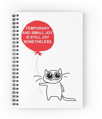 craft maniacs 2024 CAT COLLECTION A5 Notebook RULED 160 Pages(Multicolor)