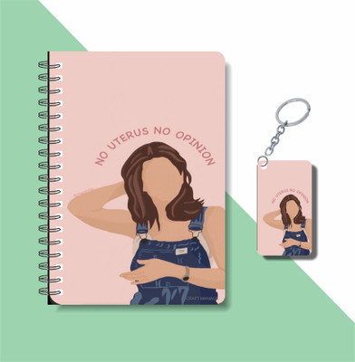 craft maniacs FRIENDS 2024 BEST COLLECTION A5 Notebook RULED 160 Pages(Multicolor)