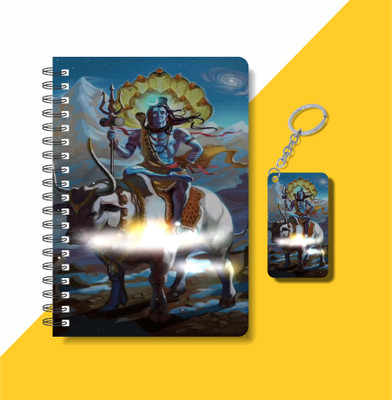 craft maniacs 2023 GOD COLLECTION A5 Notebook RULED 120 Pages(DIARY + KEYCHAIN)