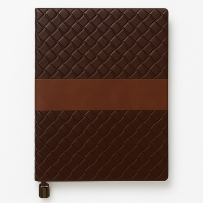 PaperPal Designer A5 Note Book Ruled 192 Pages(Brown)