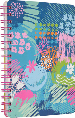 Doodle Happiness Journal - Impressionist A5 Planner/Organizer Ruled 216 Pages(Muticolour)