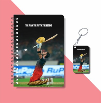 craft maniacs DHONI 2024 NOTEBOOK COLLECTION A5 Diary RULED 160 Pages(Red)