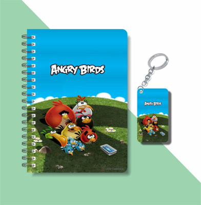 craft maniacs ANGRY BIRDS 2023 COLLECTION A5 Notebook RULED 160 Pages(Multicolor)