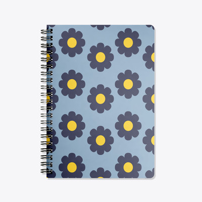 Scribbly Spiral Diary A5 Notebook Ruled, Unruled 120 Pages(MUTLICOLOUR)