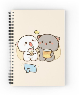 craft maniacs PEACH & GOMA COLLECTION A5 Notebook RULED 160 Pages(Multicolor)