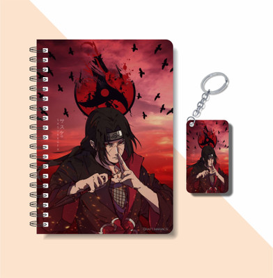 craft maniacs ITACHI UCHIHA COLLECTION A5 Diary RULED 160 Pages(White)