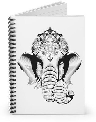 craft maniacs GANESHA COLLECTION A5 Notebook RULED 120 Pages(BUDDHA)