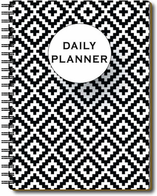 Nourish Daily Planner A5 Planner/Organizer Ruled 75 Pages(IKAT)