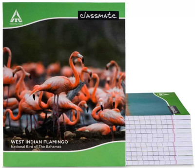 Classmate CLASS MATE SOFT COVER Regular Note Book Single Rule 172 Pages(Assorted, Pack of 12)