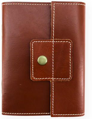 LEATHER VINTAGE Classic Heritage Collection A5 Journal PLAIN 200 Pages(Tan Brown)