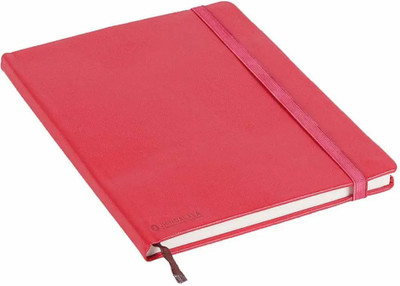 shaym enterprises A5 Size Executive Diary Notebook with Elastic Closure A5 Notebook Ruled A5 Notebook Ruled 176 Pages(Red)