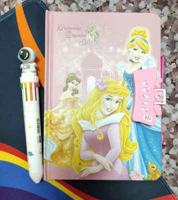 Paper Bear Princess Regular Diary Designer 80 Pages(Dark Pink)