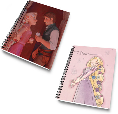 DI-KRAFT Diary Combo Pack | Printed Diary combo Pack | BTS New Collection A5 Diary Unruled 120 Pages(Light Pink and Maroon, Pack of 2)