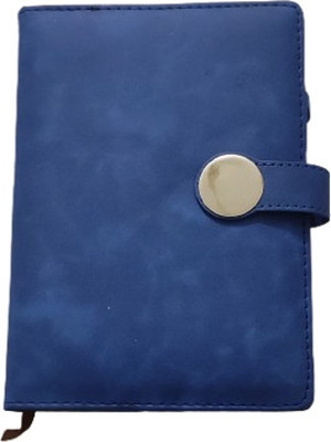 GetGoods Notebook A5 Diary ruled 300 Pages(Blue)