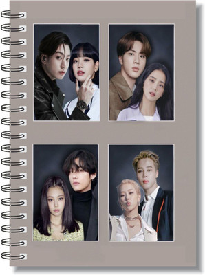 craft maniacs NEW 2022 COLLECTION A5 Notebook RULED 160 Pages(Black)