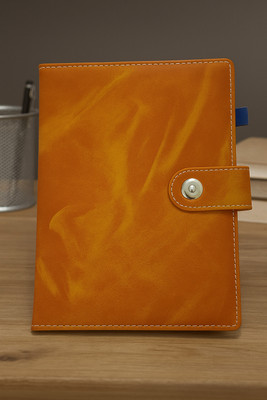 GetGoods Notebook A5 Diary ruled 300 Pages(Brown)