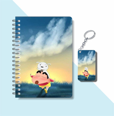 craft maniacs SHINCHAN 2023 NOTEBOOK COLLECTION A5 Notebook RULED 160 Pages(White)