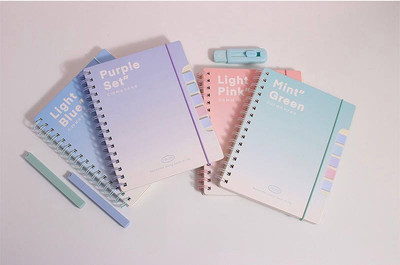radhey preet Spiral Index Accounting Book Diary with Sticky Notes For Boys&Girls, RP1165(35) A5 Diary Ruled 100 Pages(Multicolor)