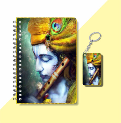 craft maniacs 2023 GOD COLLECTION A5 Notebook RULED 120 Pages(DIARY + KEYCHAIN)