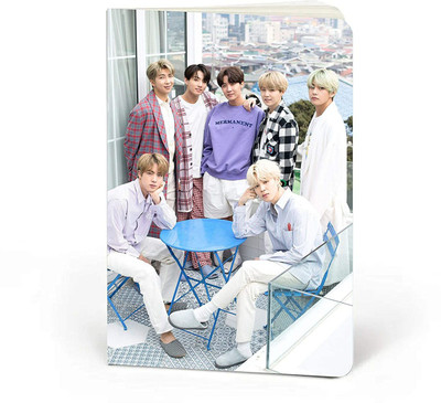 craft maniacs BTS SOFT BOUND COLLECTION A5 Notebook RULED 100 Pages(Blue)