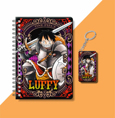 craft maniacs 2023 MONEY D LUFFY COLLECTION A5 Notebook RULED 160 Pages(DIARY + KEYCHAIN)