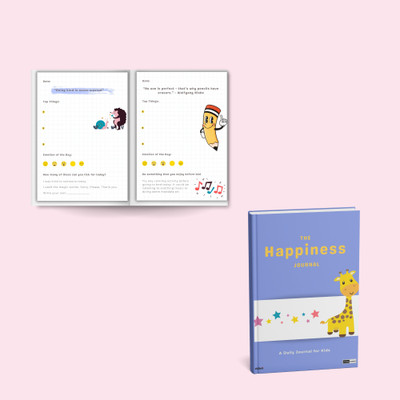 ekdali My Happiness Journal A5 Journal Ruled 120 Pages(Multicolor)