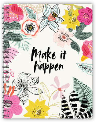 TimeWise 12 Month Undated Regular Planner 135 Pages A5 Planner Unruled 135 Pages(Pink)