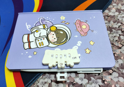Paper Bear Astronaut Regular Diary Designer 80 Pages(Purple)