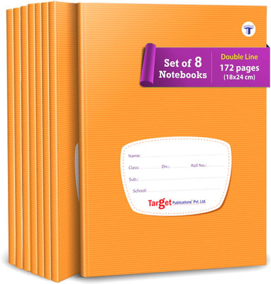 Woodsnipe Double Line Notebooks | 176 Ruled Pages | Small Two Line Notebooks | Soft Brown Cover | 18 cm x 24 cm Approx | Pack of 8 Books | For School, College and Office Use | GSM 60 Regular Notebook Two lIne 1408 Pages(Brown, Pack of 8) Woodsnipe Double Line Notebooks | 176 Ruled Pages | Small Two Line Notebooks | Soft Brown Cover | 18 cm x 24 cm Approx | Pack of 8 Books | For School, College and Office Use | GSM 60 Regular Notebook Two lIne 1408 Pages(Brown, Pack of 8)