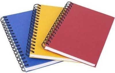 UNIQPAL Notebook A4 Notebook Plain/unruled 200 Pages(Multicolor, Pack of 3)