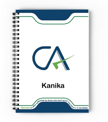 epheriwala CA Kanika / Notebook for Chartered Accountant A5 Diary Unruled 140 Pages(Red)