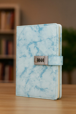 PRANSHI ENTERPRISE Secret Diary Collection A5 Diary Lined 192 Pages(Blue)